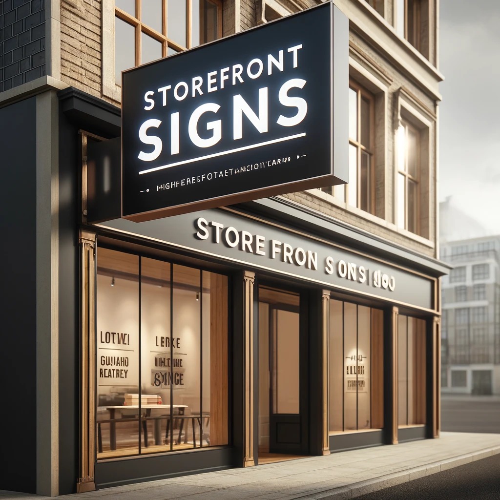Storefront Signs