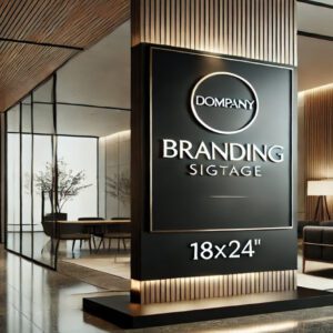 elegant office signage with logo signs and wall signs 2