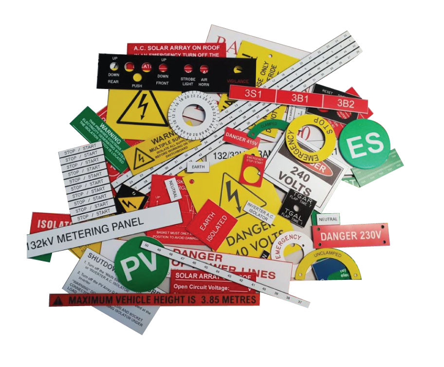 PVC and Traffolyte Engraving Tags