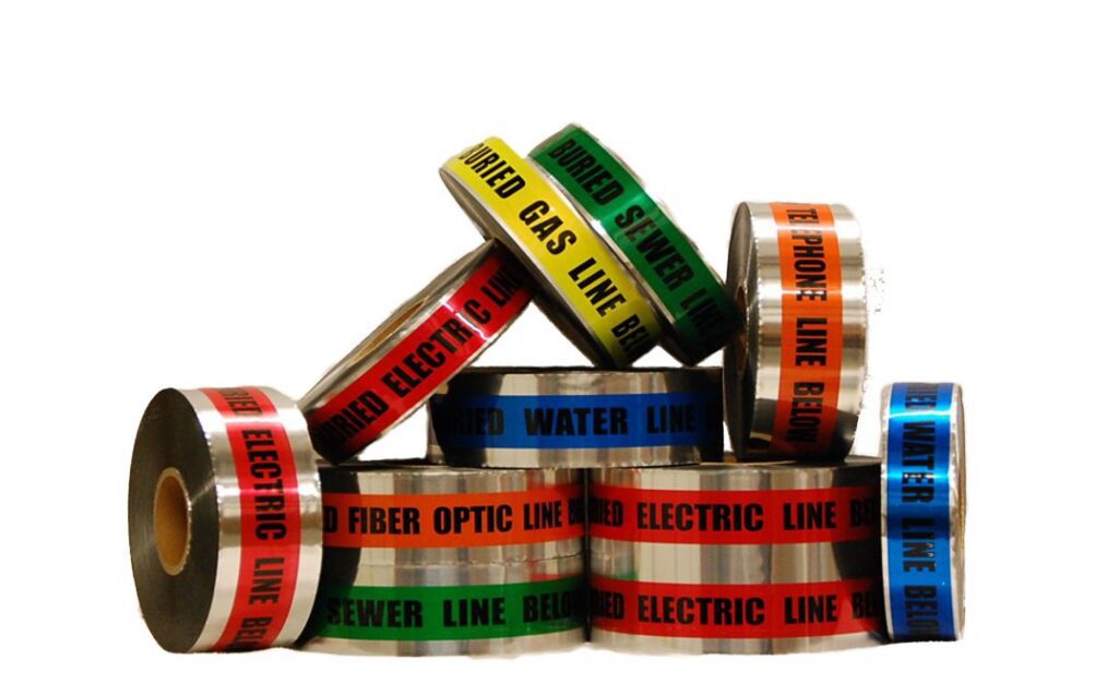 High-Visibility Detectable Warning Tape for Underground Safety