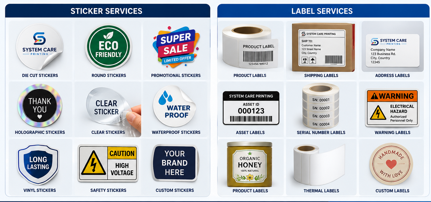 Stickers and Labels